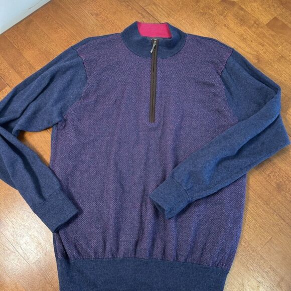 Turtleson Pullover Quarter Zip Men's Size 2XL Long Sleeve Golf - Picture 1 of 16